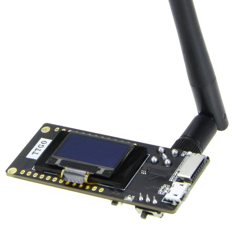 ESP32-Paxcounter 868 MHZ LoRa ESP-32 OLED 0.96 Inch SD Card Bluetooth WIFI Module SMA