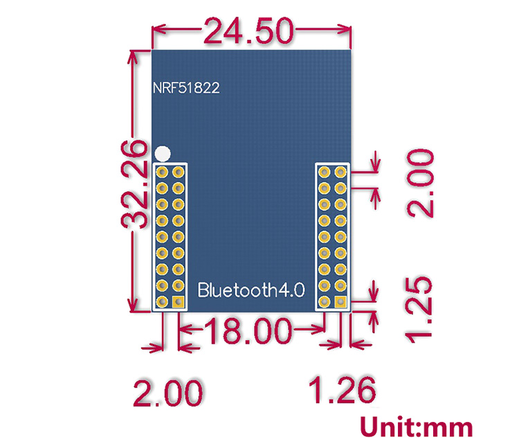 Bluetooth 4.0 NRF51822 Core Board
