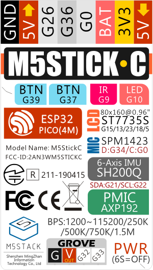 M5StickC ESP32-PICO Mini IoT Development Board