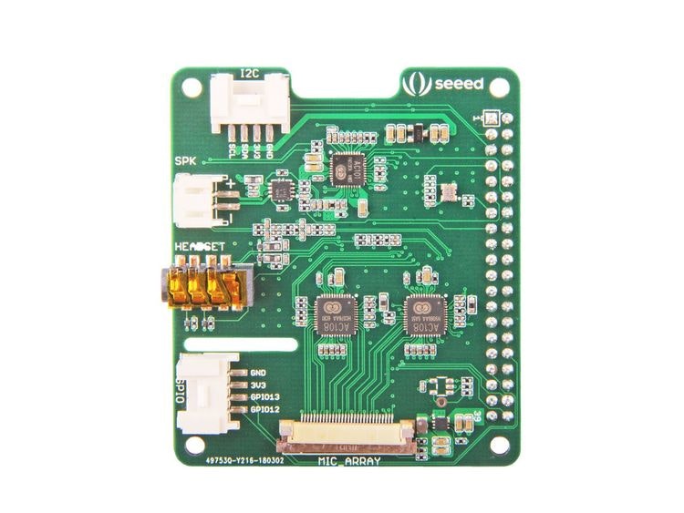 ReSpeaker 4-Mic Linear Array Kit for Raspberry Pi