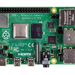 Raspberry Pi 4 Computer Model B 4GB with 3D Gesture & Tracking Shield