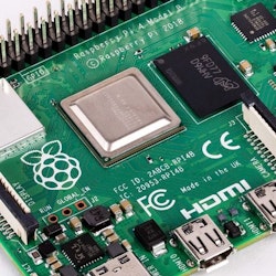 Raspberry Pi 4 Computer Model B 4GB with 3D Gesture & Tracking Shield