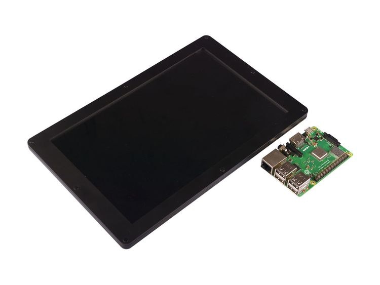 Raspberry Pi 4 Computer Model B 4GB with 10.1 inch 1200x1920 HDMI IPS LCD Display