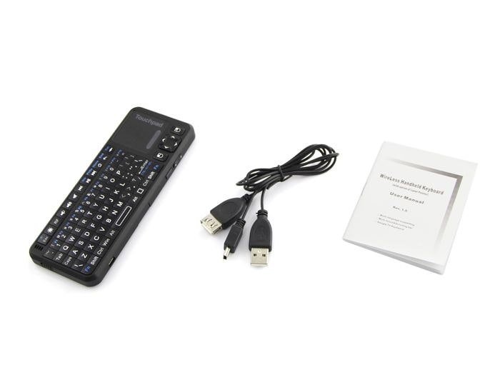 Mini Wireless Keyboard and Touchpad Mouse