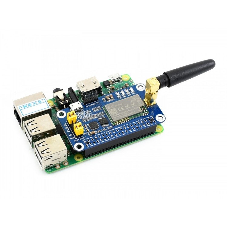 SX1268 LoRa HAT for Raspberry Pi, 433MHz 868MHz SX1262  Frequency Band