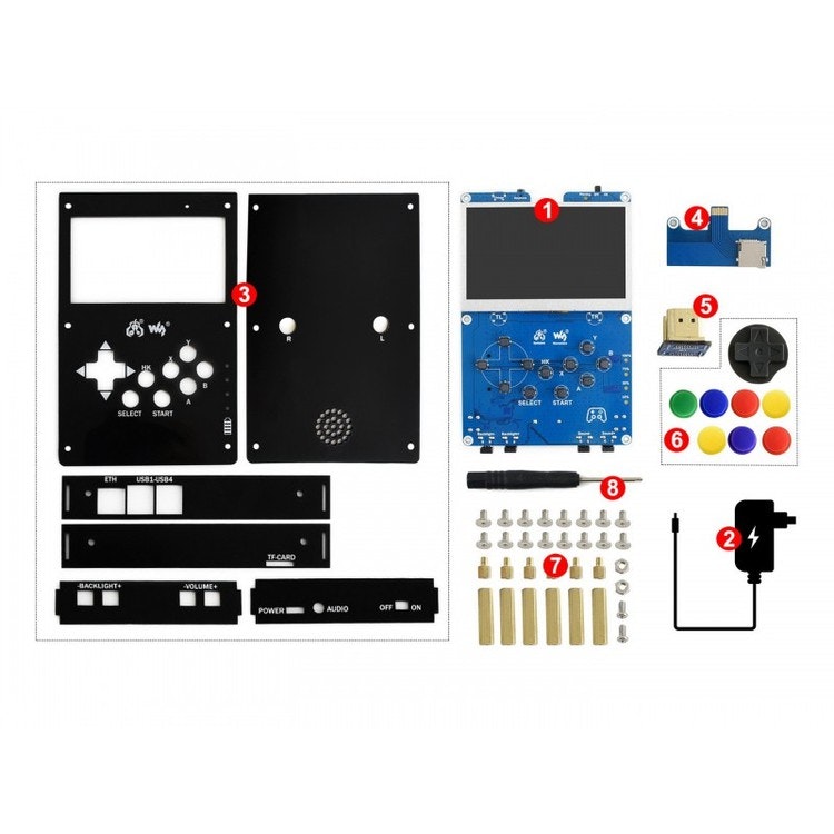 GamePi43 Add-ons for Raspberry Pi to Build GamePi43