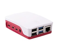 Raspberry Pi 4 Official Case - Red White