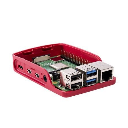 Raspberry Pi 4 Official Case - Red White