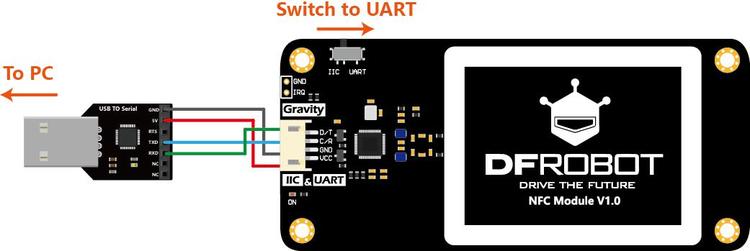 Gravity: UART & I2C NFC Module