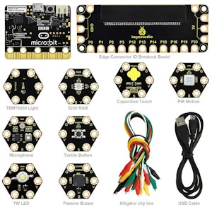 Keyestudio Honeycomb Smart Wearable Coding Kit for Micro:bit With 8 projects