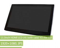 13.3inch HDMI LCD  (H) (with case) V2 (for EU), 1920x1080, IPS