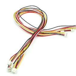 Grove - Universal 4 Pin Buckled 50cm Cable (5 PCs Pack)