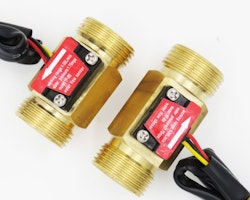 SEA YF-B5 G3/4 Brass water copper flow sensor Turbine meter Magnetic Hall effect sensor