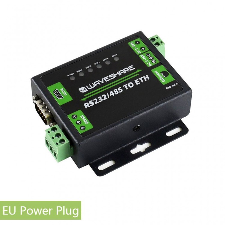 RS232/RS485 to Ethernet Converter support Modbus for EU