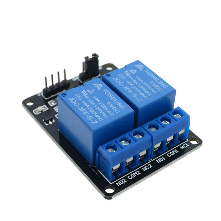 5V 2-Channel Relay Module High and Low Level Trigger with Opto Isolation Arduino 