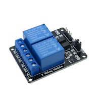 2 Channel Relay Module with Optocoupler Low Level Trigger Expansion Board