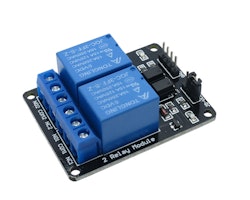 2 Channel Relay Module with Optocoupler Low Level Trigger Expansion Board