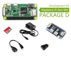 Raspberry Pi Zero WH Package D, with USB HUB HAT