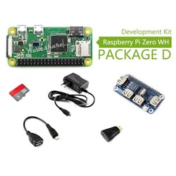 Raspberry Pi Zero WH Package D, with USB HUB HAT