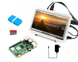 Raspberry Pi 4 Model B Display Kit, with 7inch Capacitive Touch LCD