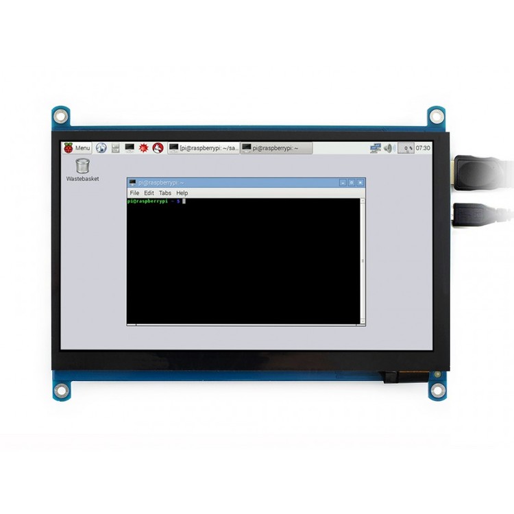 7inch HDMI LCD (H), 1024x600, IPS, supports various systems, capacitive touch