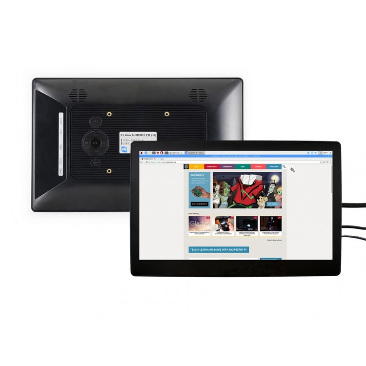11.6inch HDMI LCD (H) (with case) (for EU), 1920x1080, IPS
