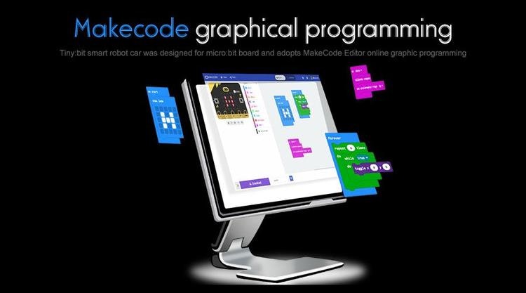 Robot Kit for Micro:bit to Learn Programming STEM Education including Micro:bit