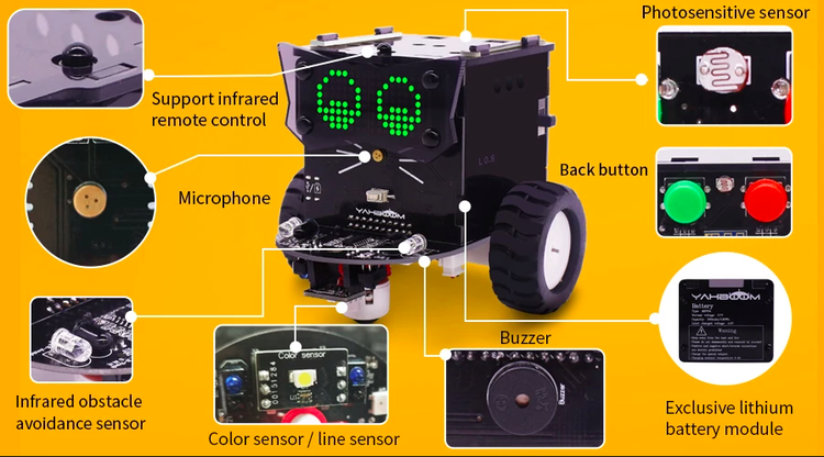 Yahboom OmiBox compatible with Scratch3.0 and LEGO (Fighting version 2st)