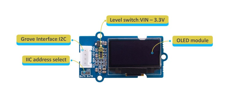 Grove - OLED Display 0.96" (SSD1315)