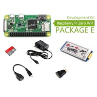 Raspberry Pi Zero WH Package E, with 2.13inch e-Paper HAT