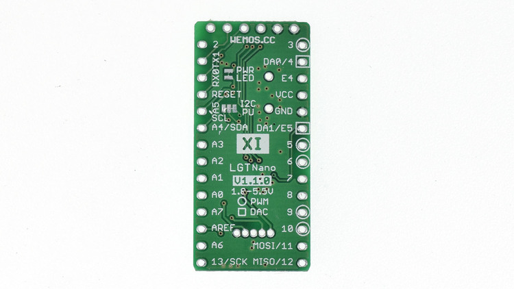 XI LGT nano - AVR Arduino Compatible Board based LGT8F328P