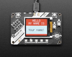 Adafruit EdgeBadge - TensorFlow Lite for Microcontrollers