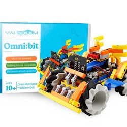 Yahboom programmable Omni:bit smart robot car with Mecanum Wheel