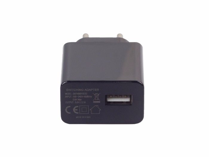Europe Standard USB Wall Power Supply 5VDC 2.1A - CE Intertek GS