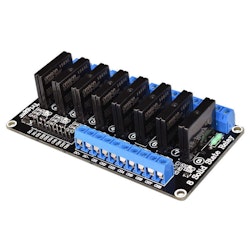 5V 8 Channel SSR Solid State Relay Module Low Level Trigger 2A 240V