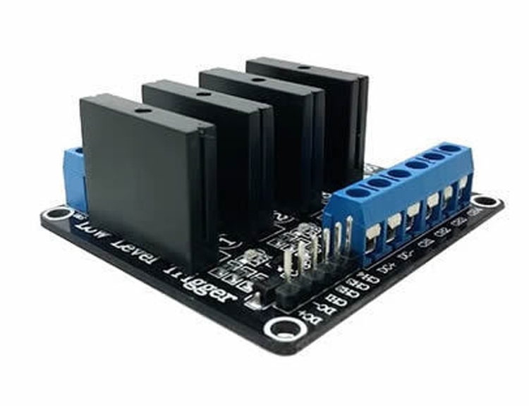5V 4 Channel Solid State Relay High Low Level Trigger SSR Module Board