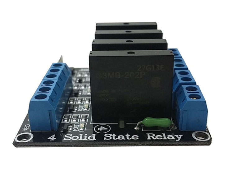 5V 4 Channel Solid State Relay High Low Level Trigger SSR Module Board