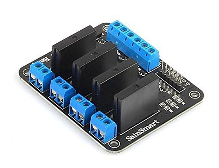 5V 4-Channel Trigger High Level Solid State Relay Module Output AC240V/2A 