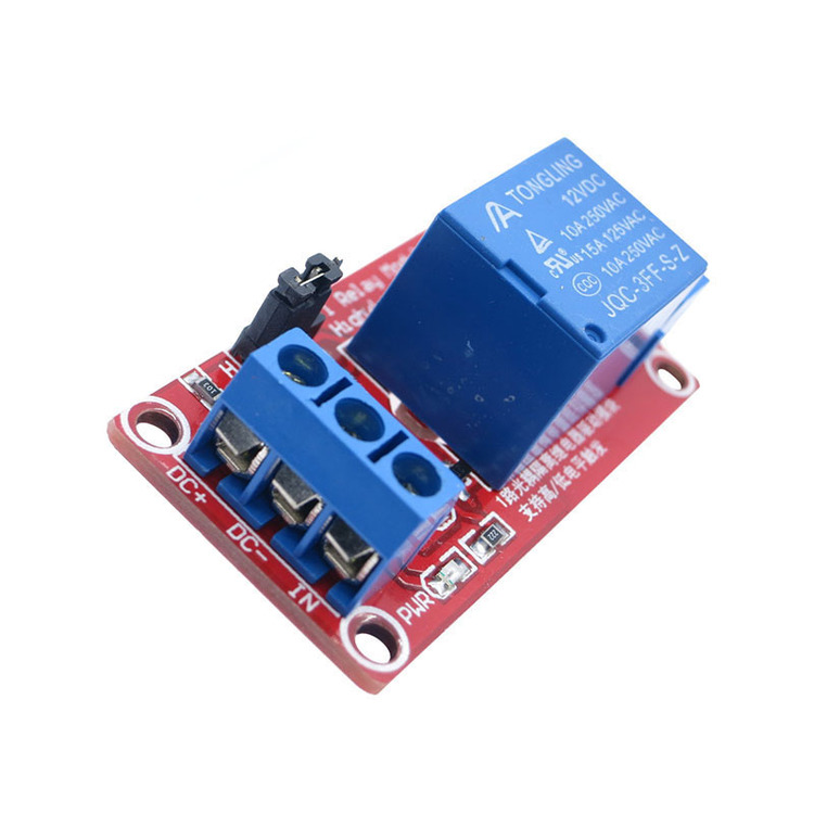 1 Channel Relay Module with Optocoupler High and Low Level Trigger Expansion Board