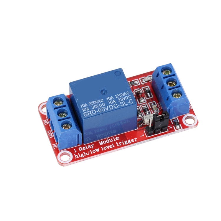 1 Channel Relay Module with Optocoupler High and Low Level Trigger Expansion Board