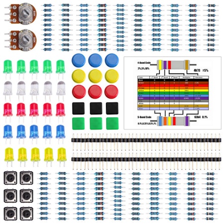 Electronics component pack compatible with Arduino Uno r3 Starter Kit