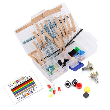 Electronics component pack compatible with Arduino Uno r3 Starter Kit