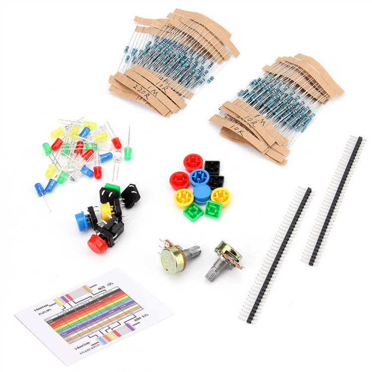 Electronics component pack compatible with Arduino Uno r3 Starter Kit