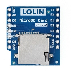 MicroSD card reader for WeMos D1 Mini