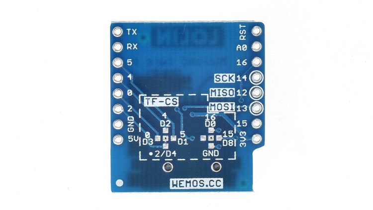 MicroSD card reader for WeMos D1 Mini