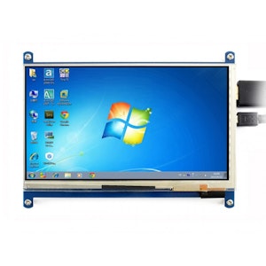 7inch Capacitive Touch Screen LCD (C), 1024×600, HDMI, IPS, Low Power