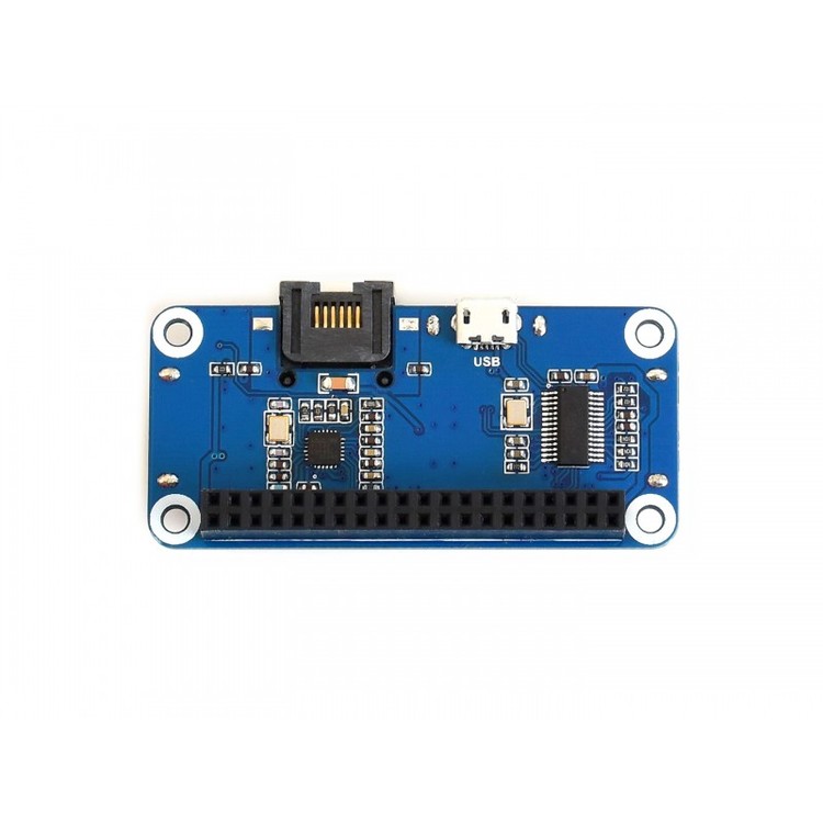 Ethernet / USB HUB HAT for Raspberry Pi, 1x RJ45, 3x USB