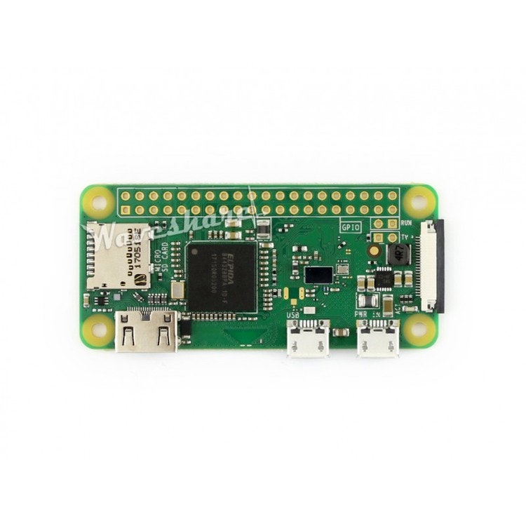 Raspberry Pi Zero W with Basic Components A