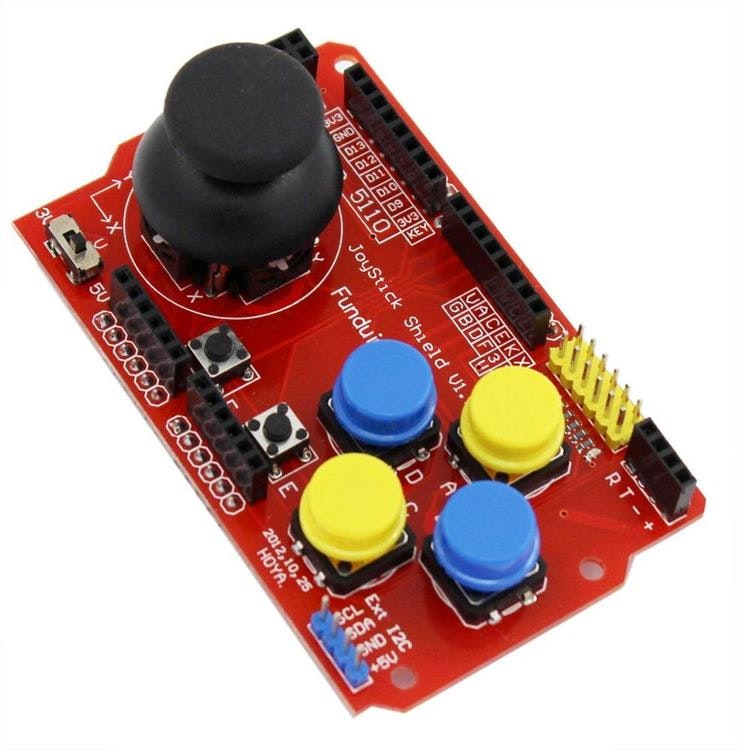 Joystick shield, kompatibel med Arduino