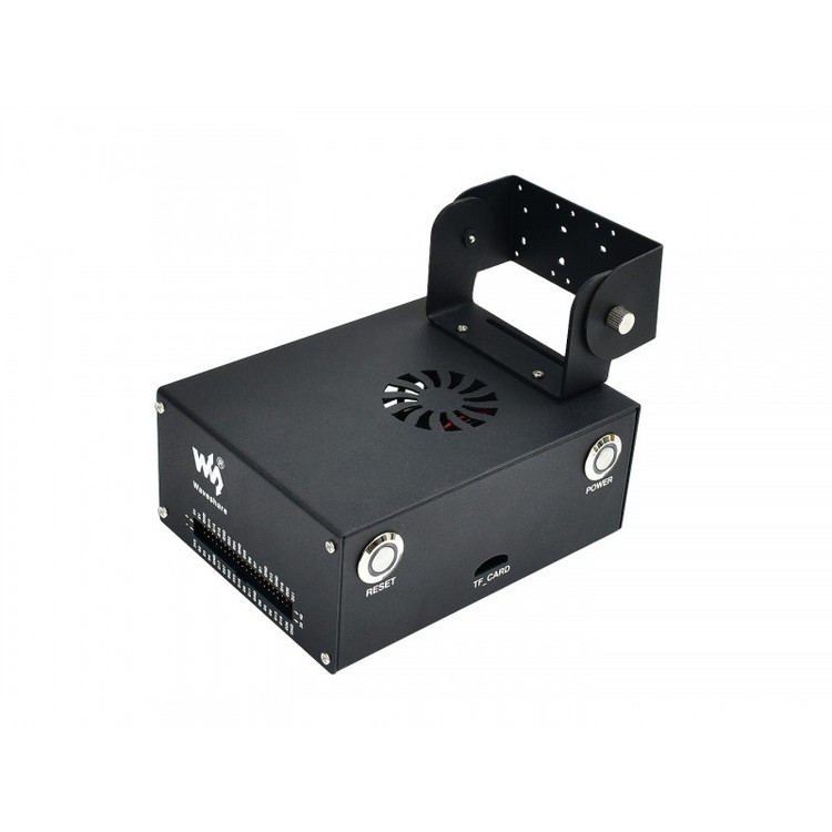 Jetson Nano Metal Case (C), Camera Holder, Internal Fan Design